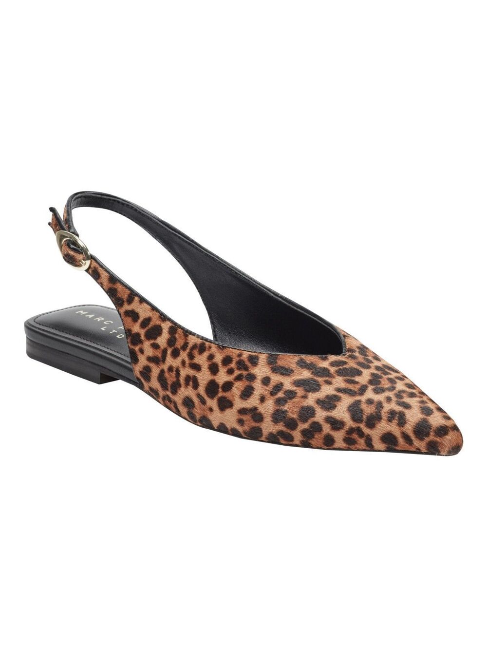 Marc Fisher Ltd. Women's Gabraly Calf Hair Slingback Flats 9.5M ($160)